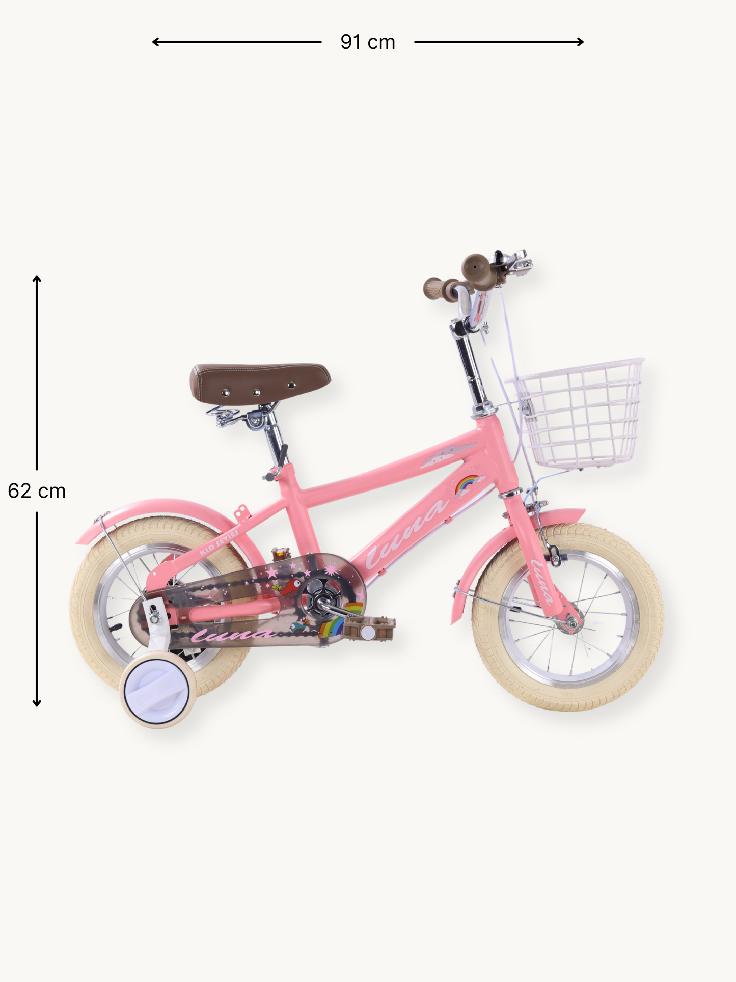 Børnecykel til piger Luna 12-tommer