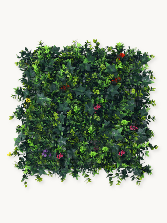 Set of 4 artificial wall panels Flower