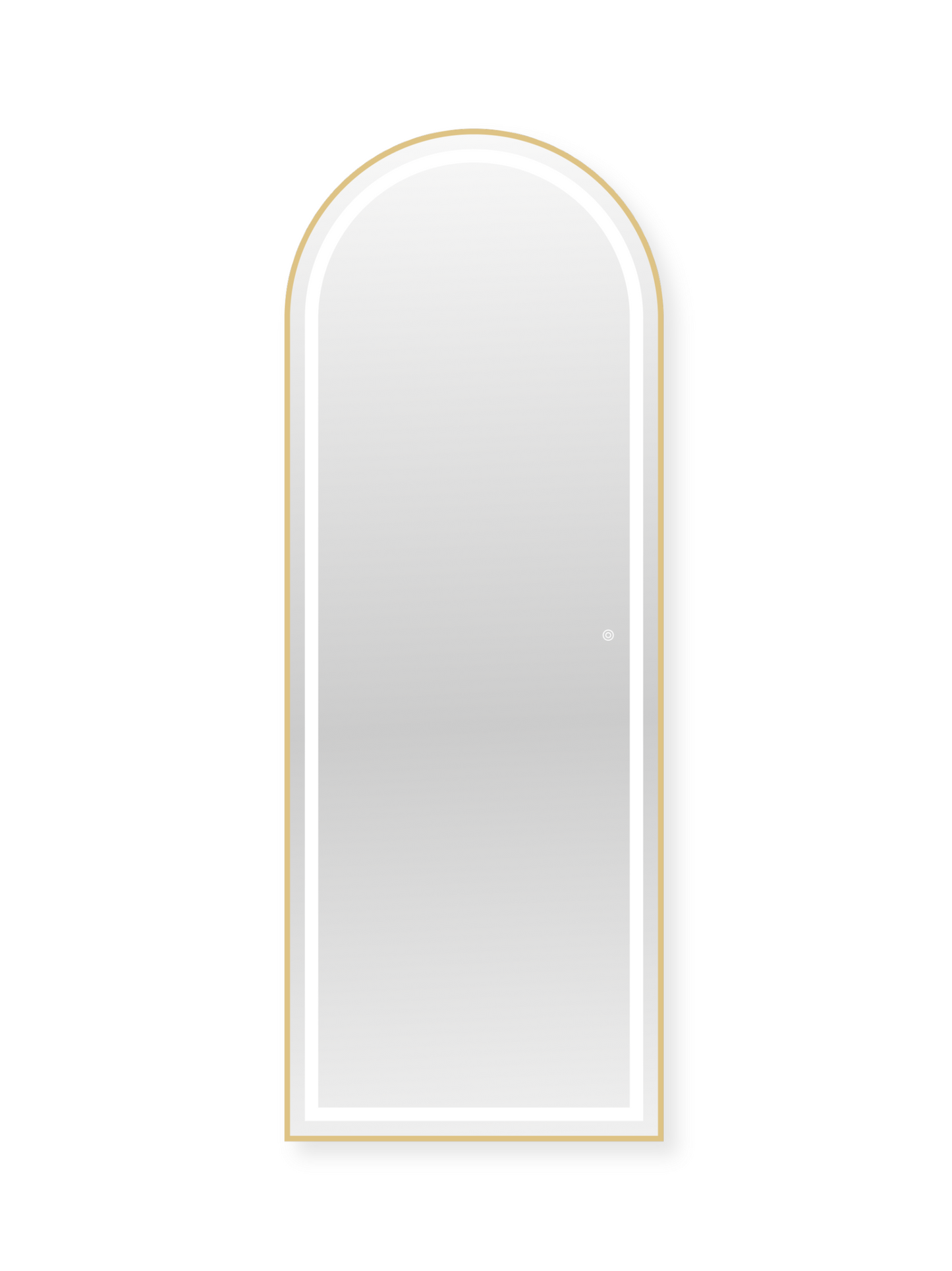 Ovale staande spiegel Cassian met LED-verlichting