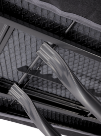 Ironing board with iron rest