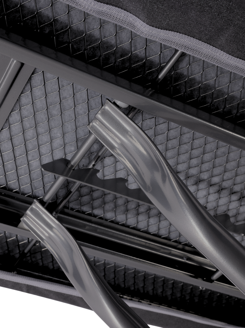 Ironing board with iron rest