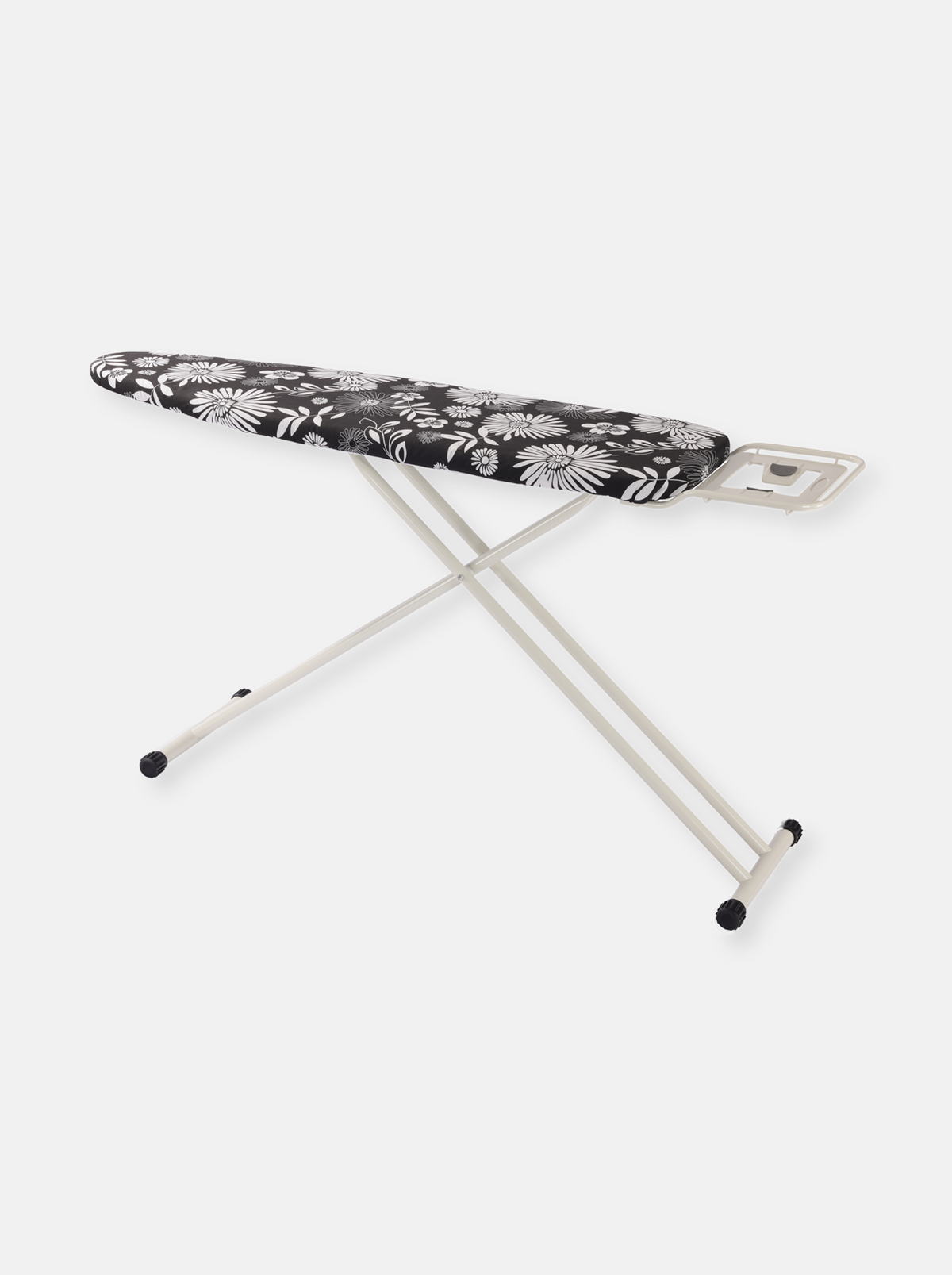 Ironing board with iron rest