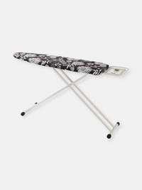 Ironing board with iron rest