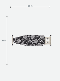 Ironing board with iron rest