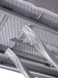 Ironing board with iron rest