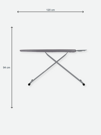 Ironing board with iron rest