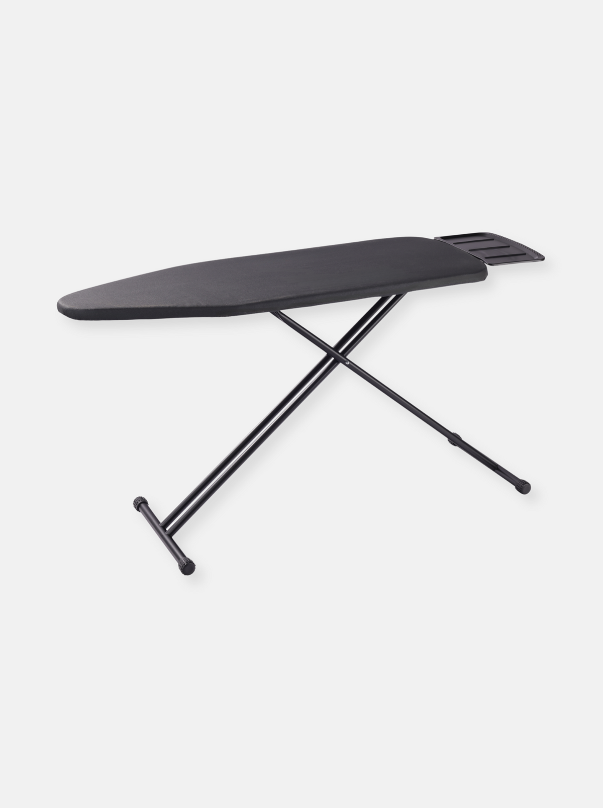 Ironing board with steam unit holder