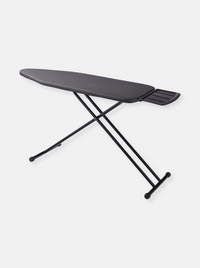 Ironing board with steam unit holder