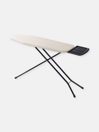 Ironing board with steam unit holder