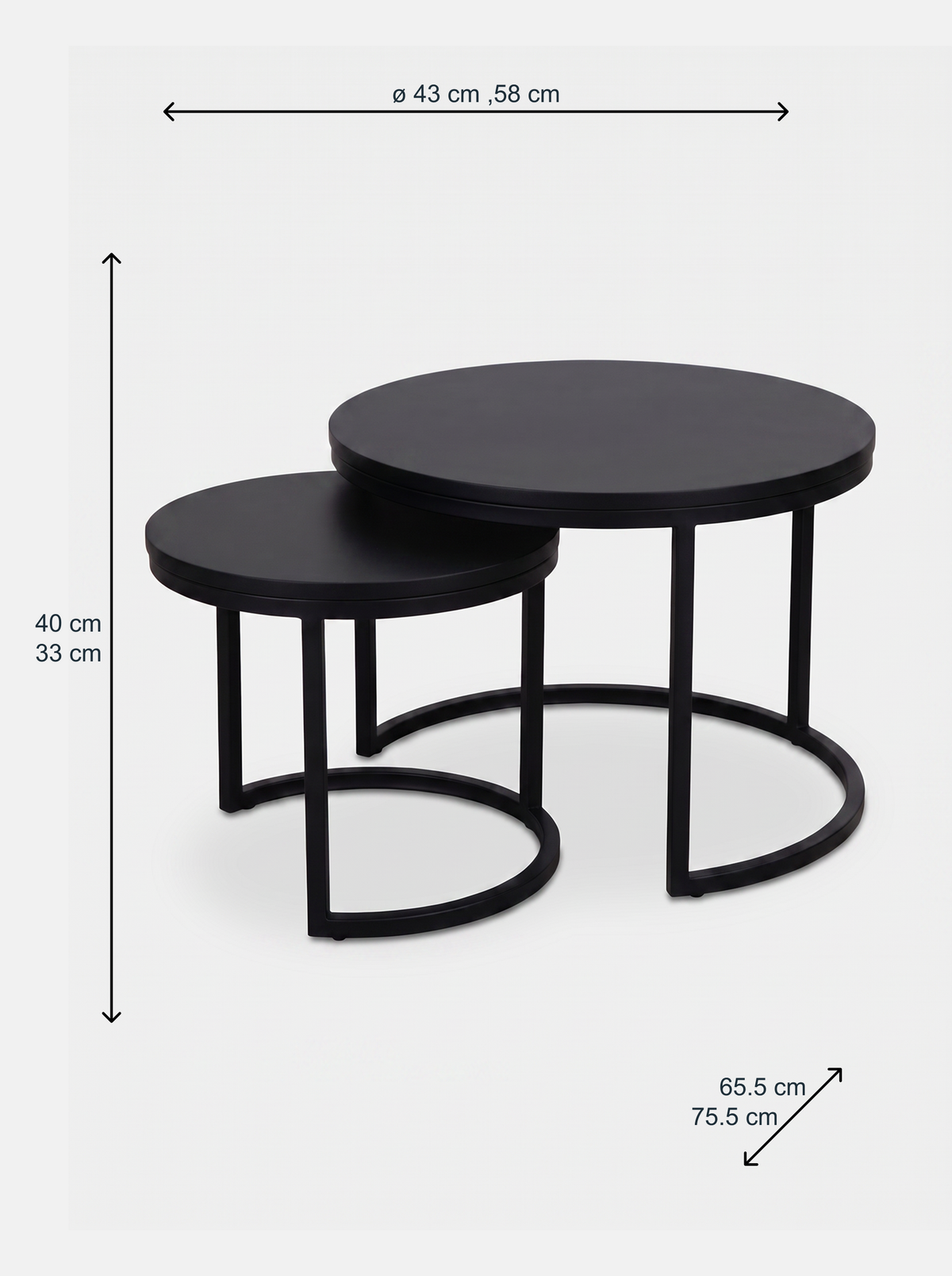 Rundes Satztisch-Set Galia