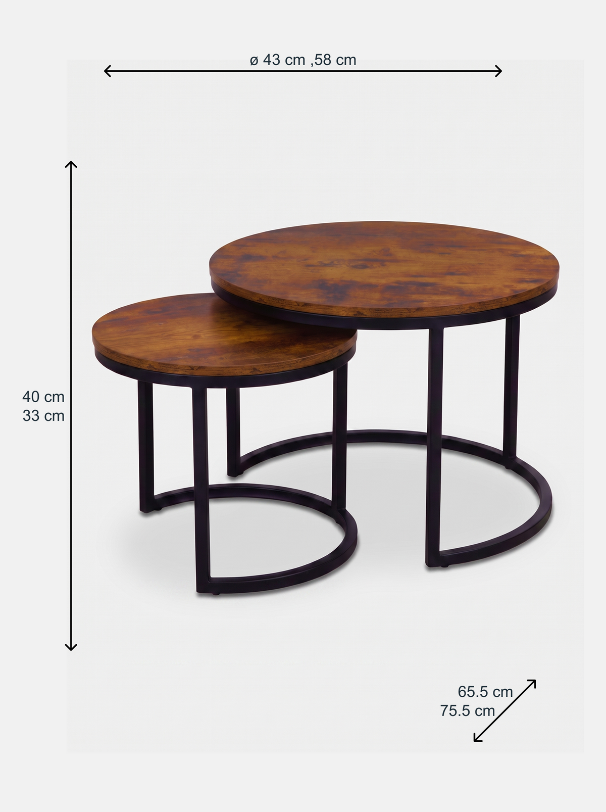 Rundes Satztisch-Set Galia