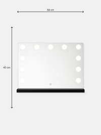 Hollywood make-up mirror Lana with 12 LED Lamps