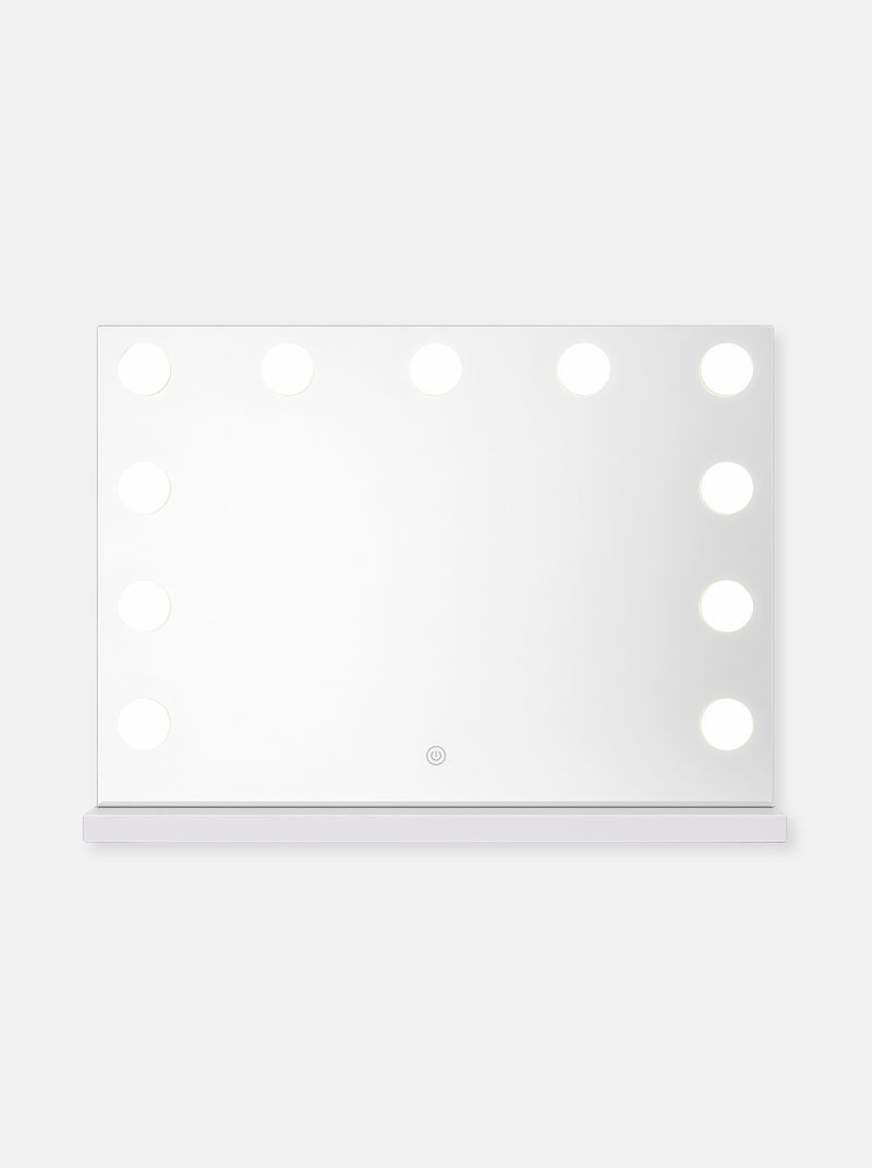Lustro do makijażu Hollywood Lana z 12 lampami LED