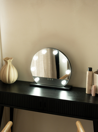Miroir de courtoisie rond Hollywood Nova avec éclairage
