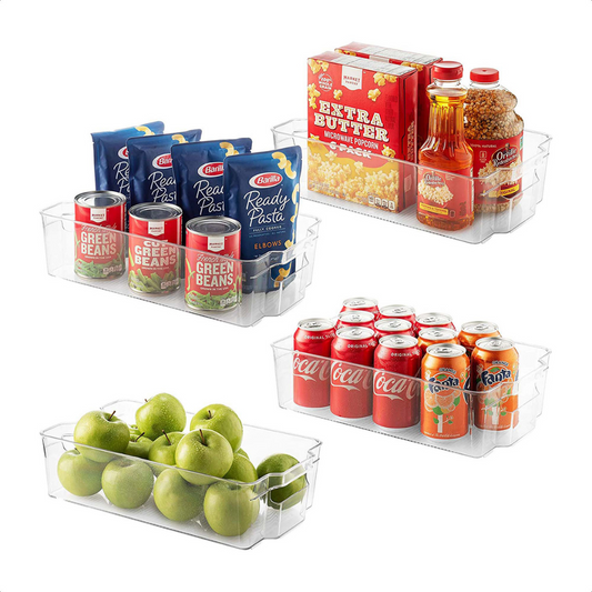 Stackable organizer bins set of 4