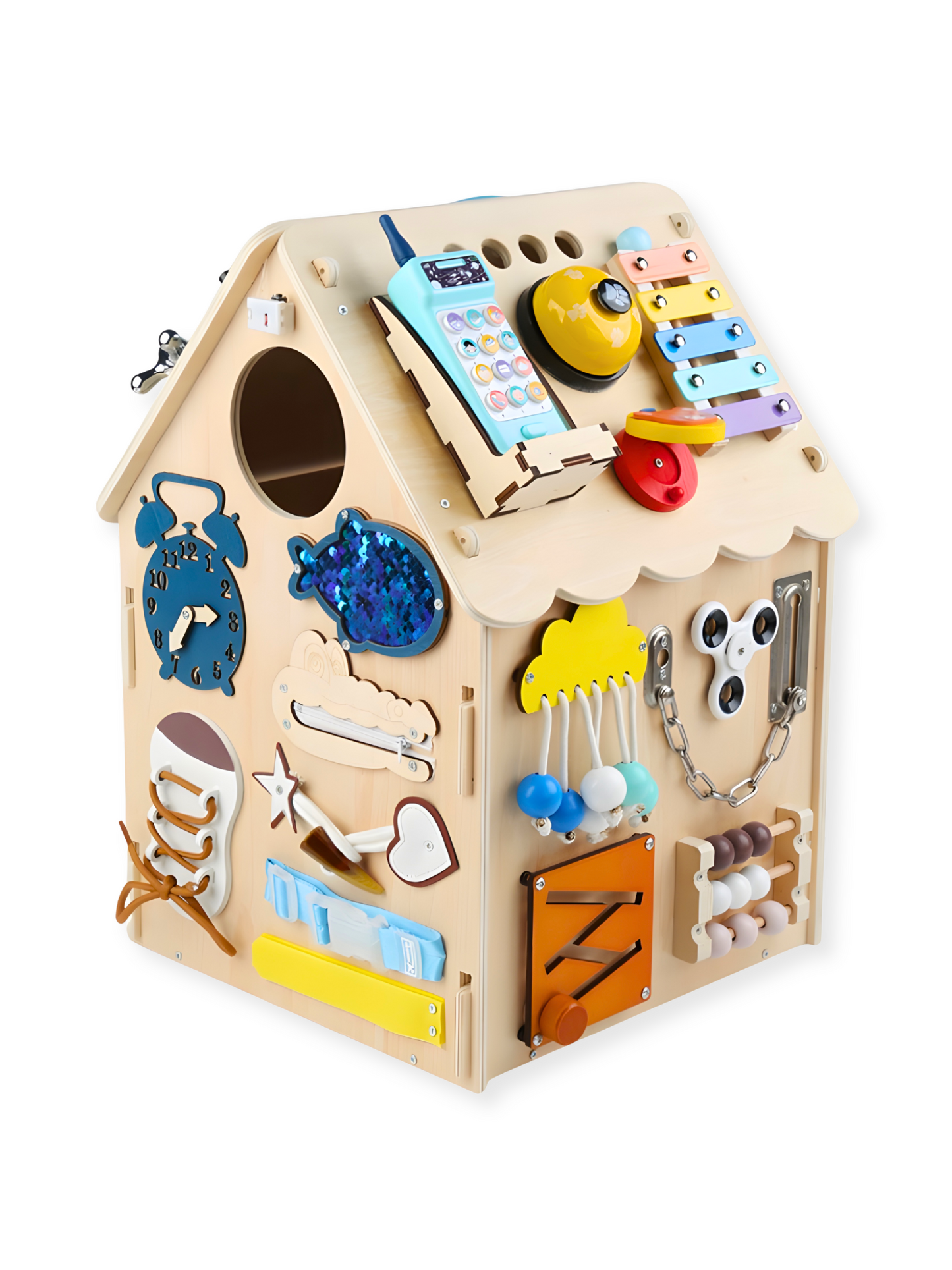 Montessori puzzelhuis voor peuters