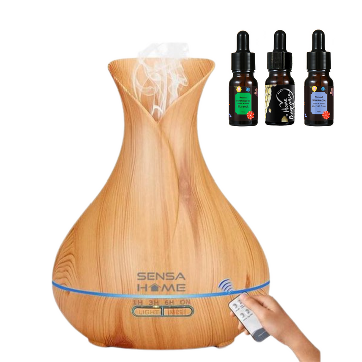 SensaHome ZEN400 Aroma diffuser - Inclusief 3 Flesjes Etherische Oliën
