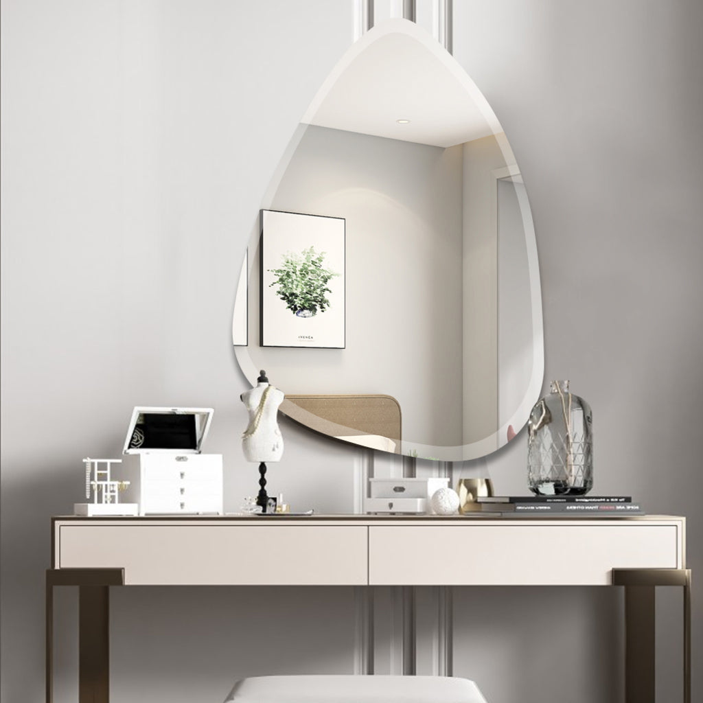 Organic Wall Mirror Without Frame