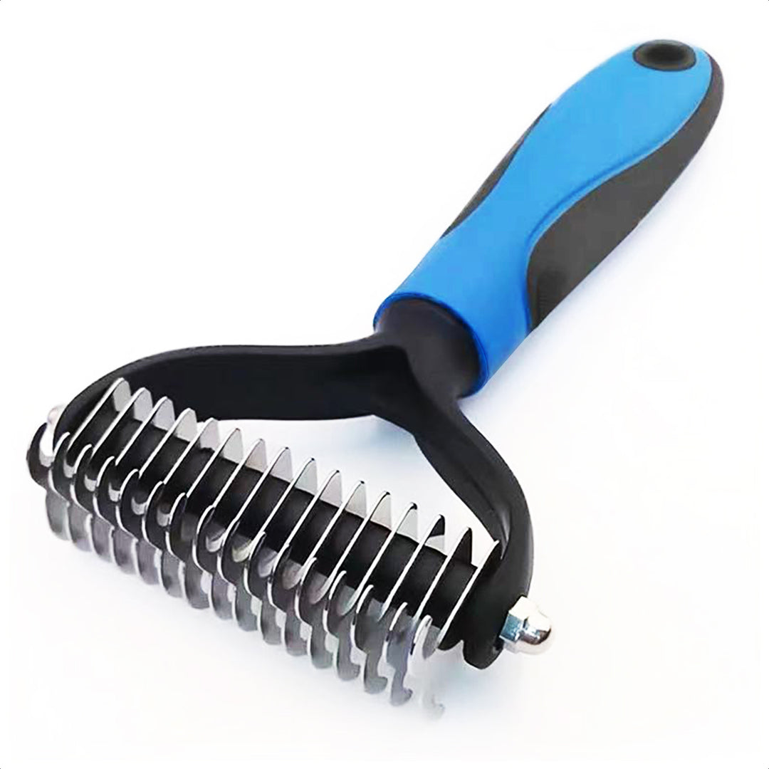 Buxibo Dog Comb for Undercoat - Dog Brush - Cat Comb - Tangle Comb Dogs &amp; Cats - Anti-Klit Hairbrush - Longhair &amp; Shorthair - Removes Tangles - Prevents Hair Loss 17x8.8cm