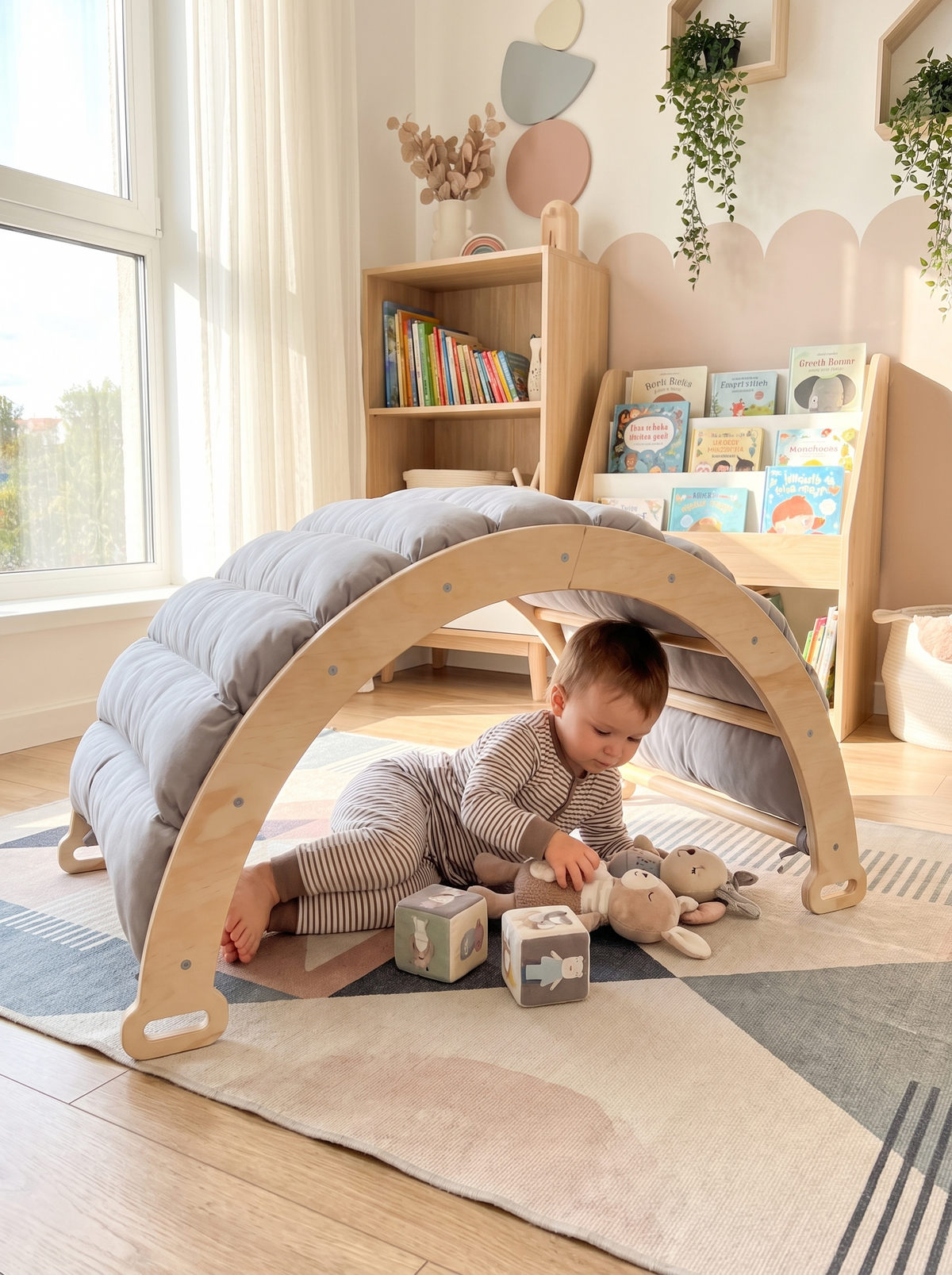 Mini arche d'escalade Fien avec coussin