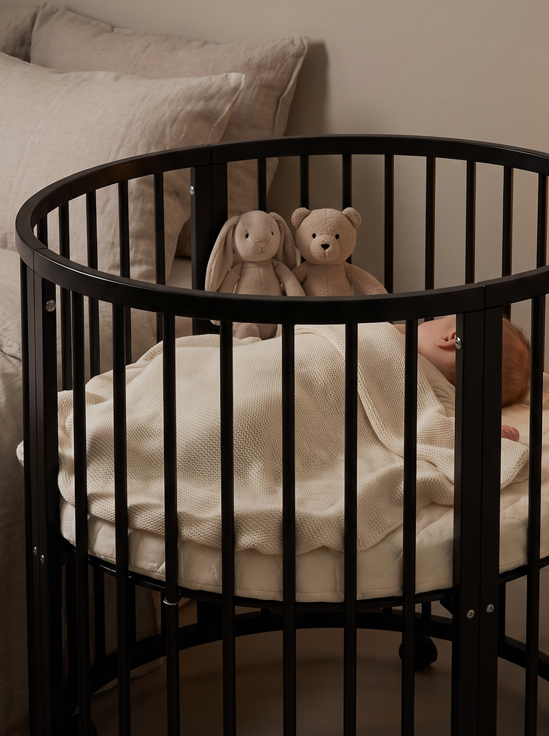 Round playpen Lenny with mattress