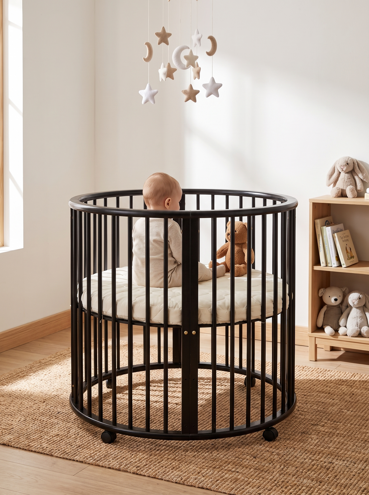 Parc rond Sami avec matelas