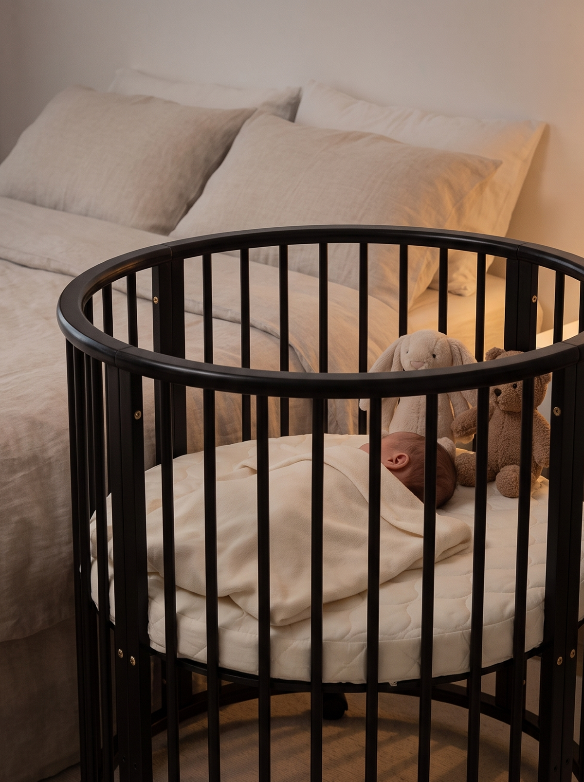 Parc rond Sami avec matelas