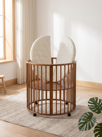 Round playpen Sami with mattress
