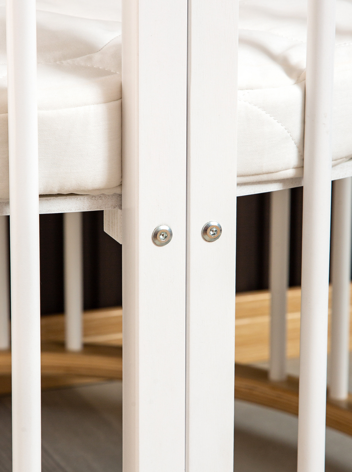 Round playpen Sami with mattress