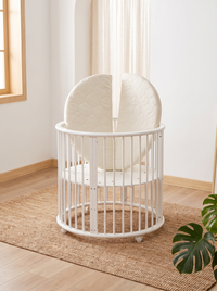 Round playpen Sami with mattress