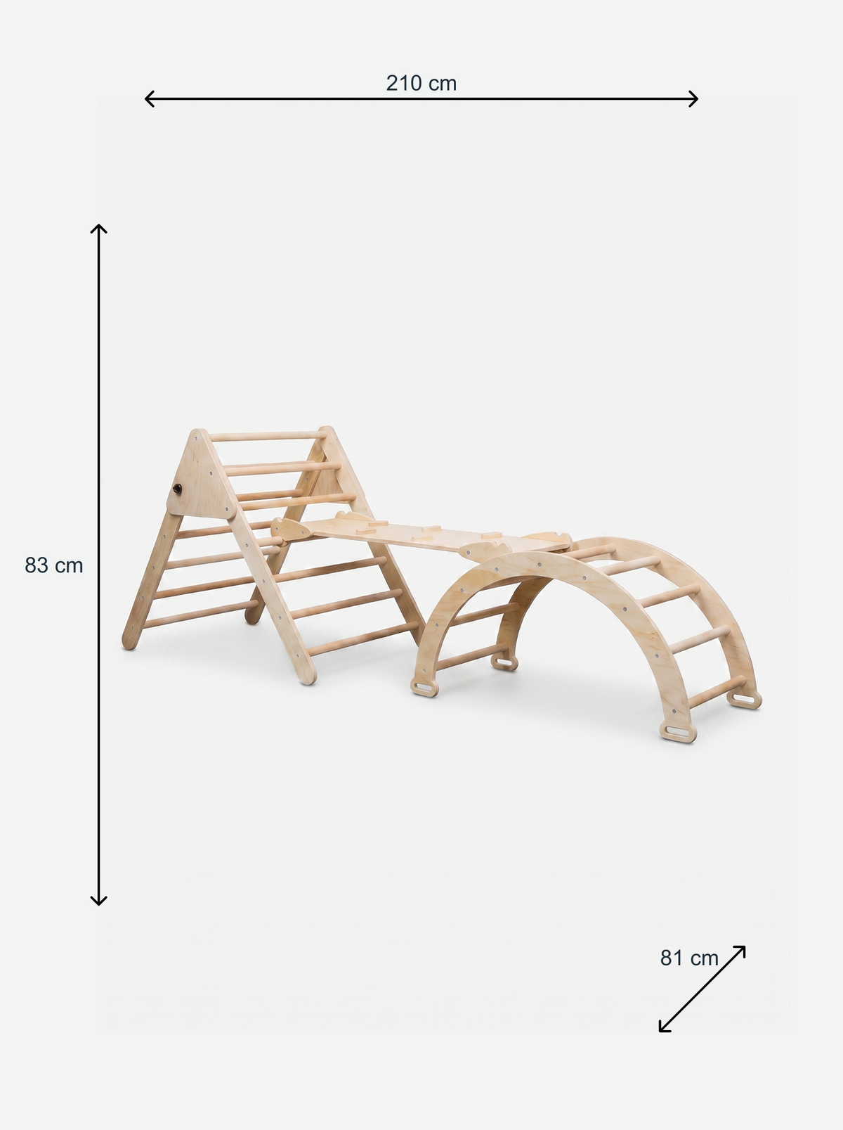 Foldable climbing set Sien with cushion