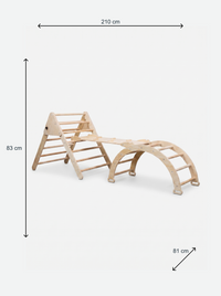 Foldable climbing set Sien with cushion