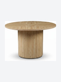 Japandi round dining table