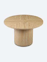 Japandi round dining table