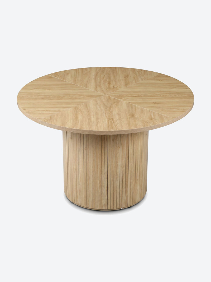 Japandi round dining table