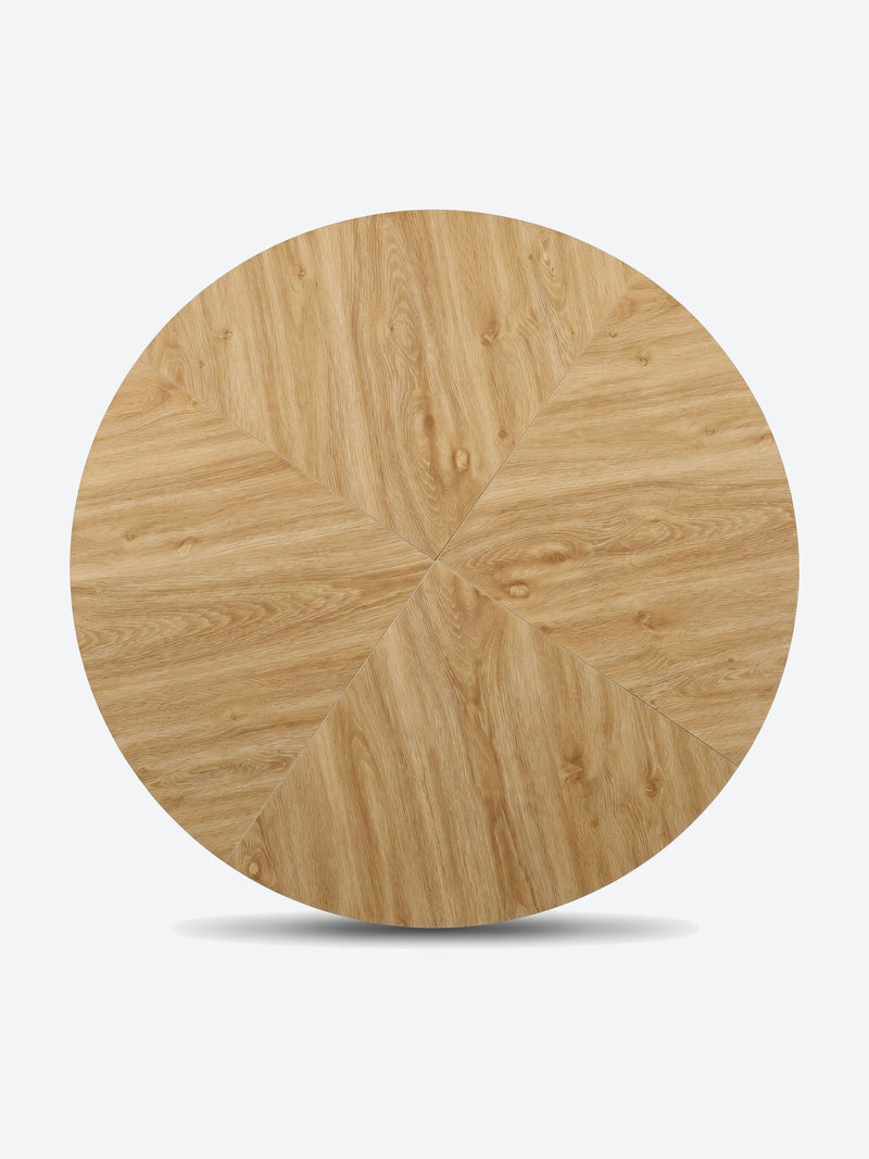 Japandi round dining table