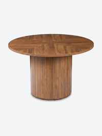 Japandi round dining table