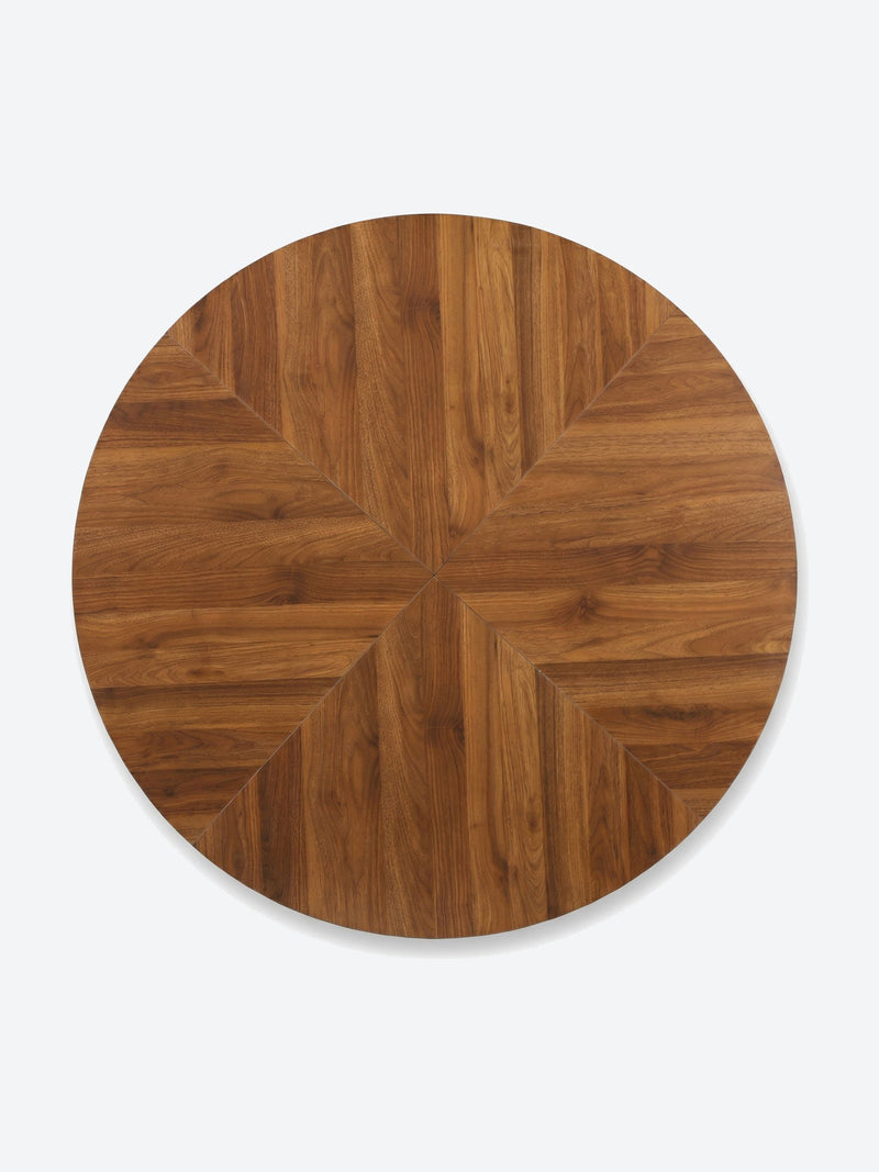 Japandi round dining table