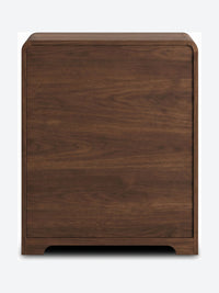 Japandi chest of drawers with rattan front panels