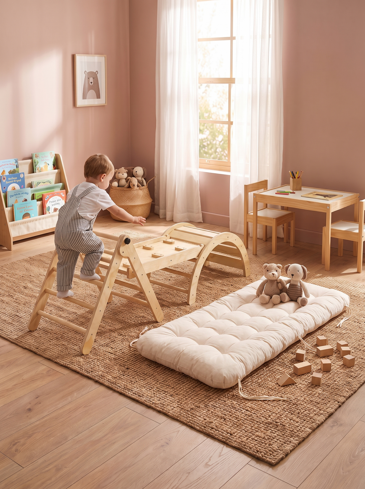 Mini klimrekset Tobi met kussen