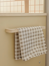 Wooden play kitchen with accessories