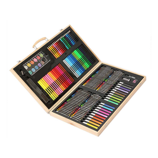 Deluxe 180-piece drawing and painting set