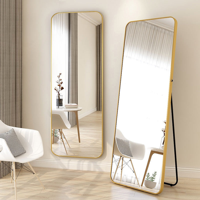 Stående spegel - Fullängdsspegelset för modern minimalistisk inredning