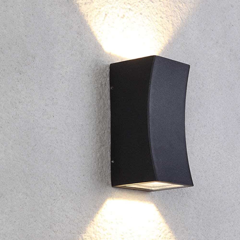 Außenlampe – IP65-Lampe – Außenbeleuchtung – Stimmungsbeleuchtung – Moderne Wandlampe für drinnen und draußen – 20 x 10 x 10 cm