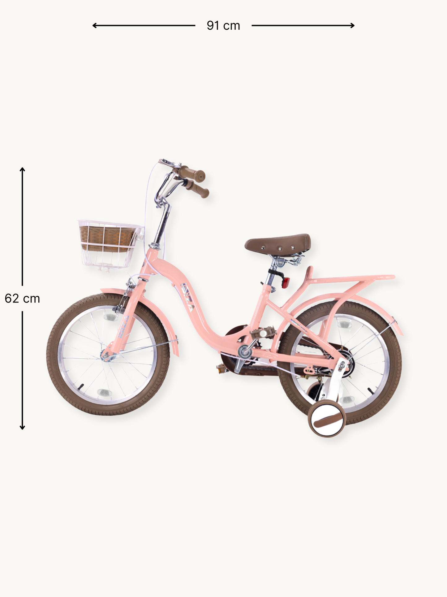 Dětské kolo pro dívky Ibiza 12 palců