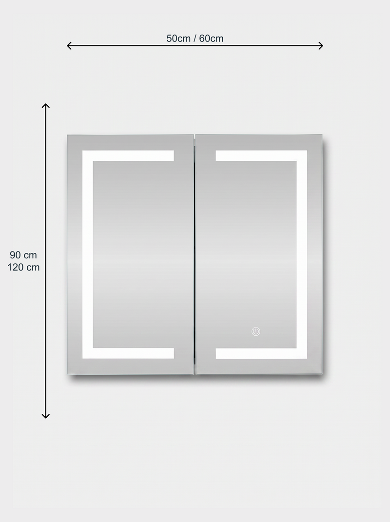 Spiegelschrank Glissar mit LED-Beleuchtung
