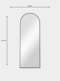Oval standing mirror Eden