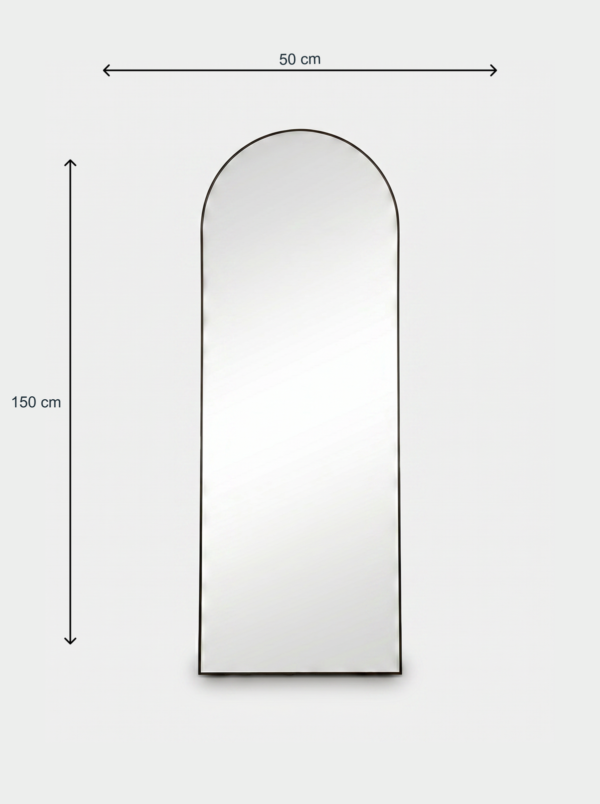 Oval standing mirror Eden