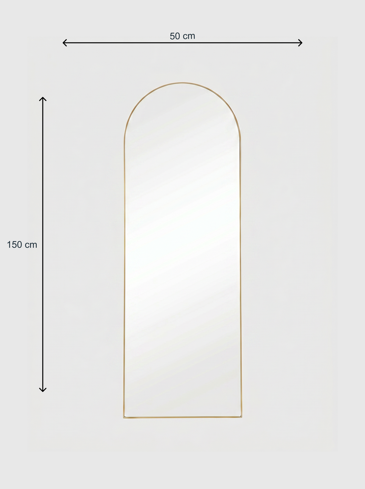 Oval standing mirror Eden