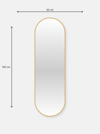 Oval wall mirror Elian